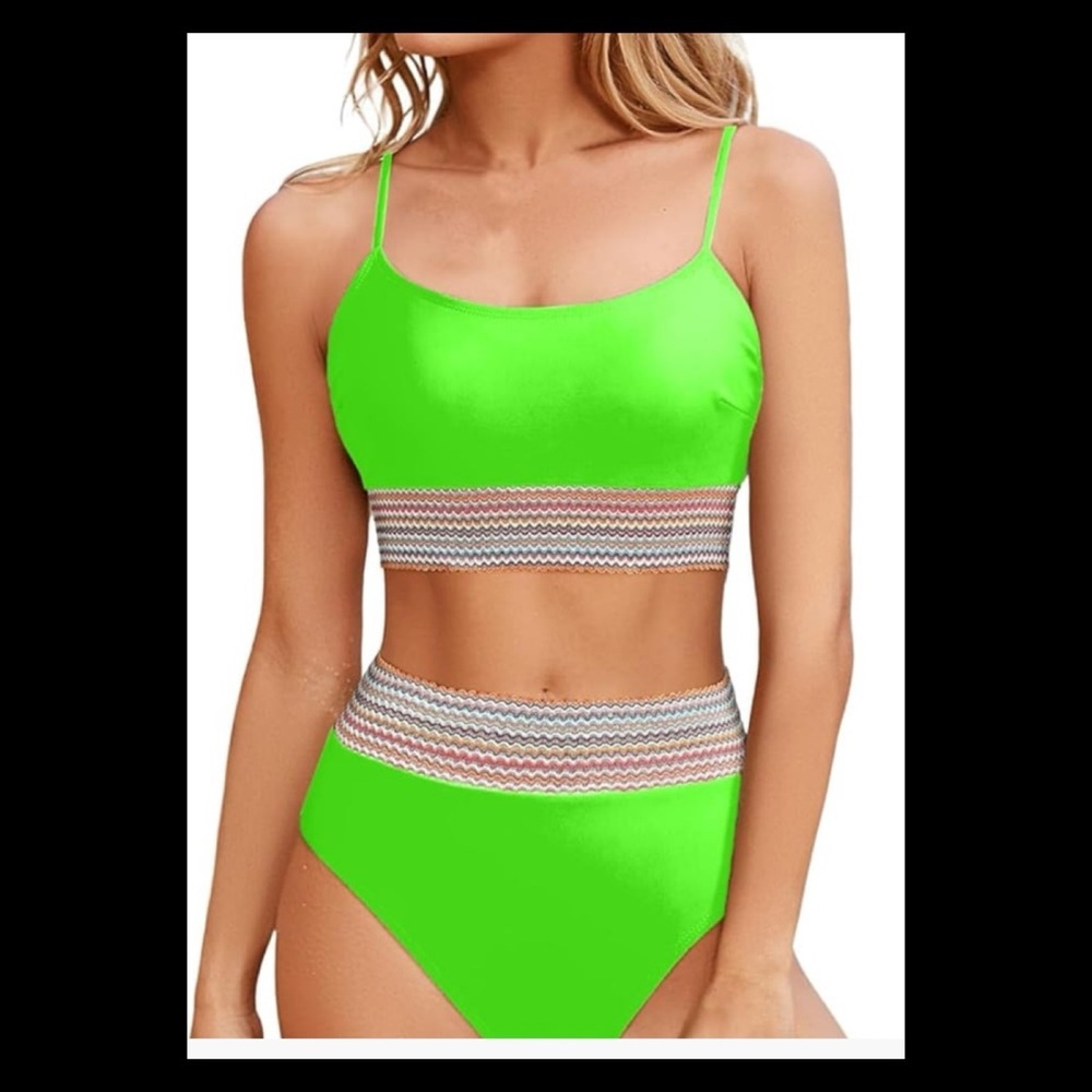 Lime green two piece.42